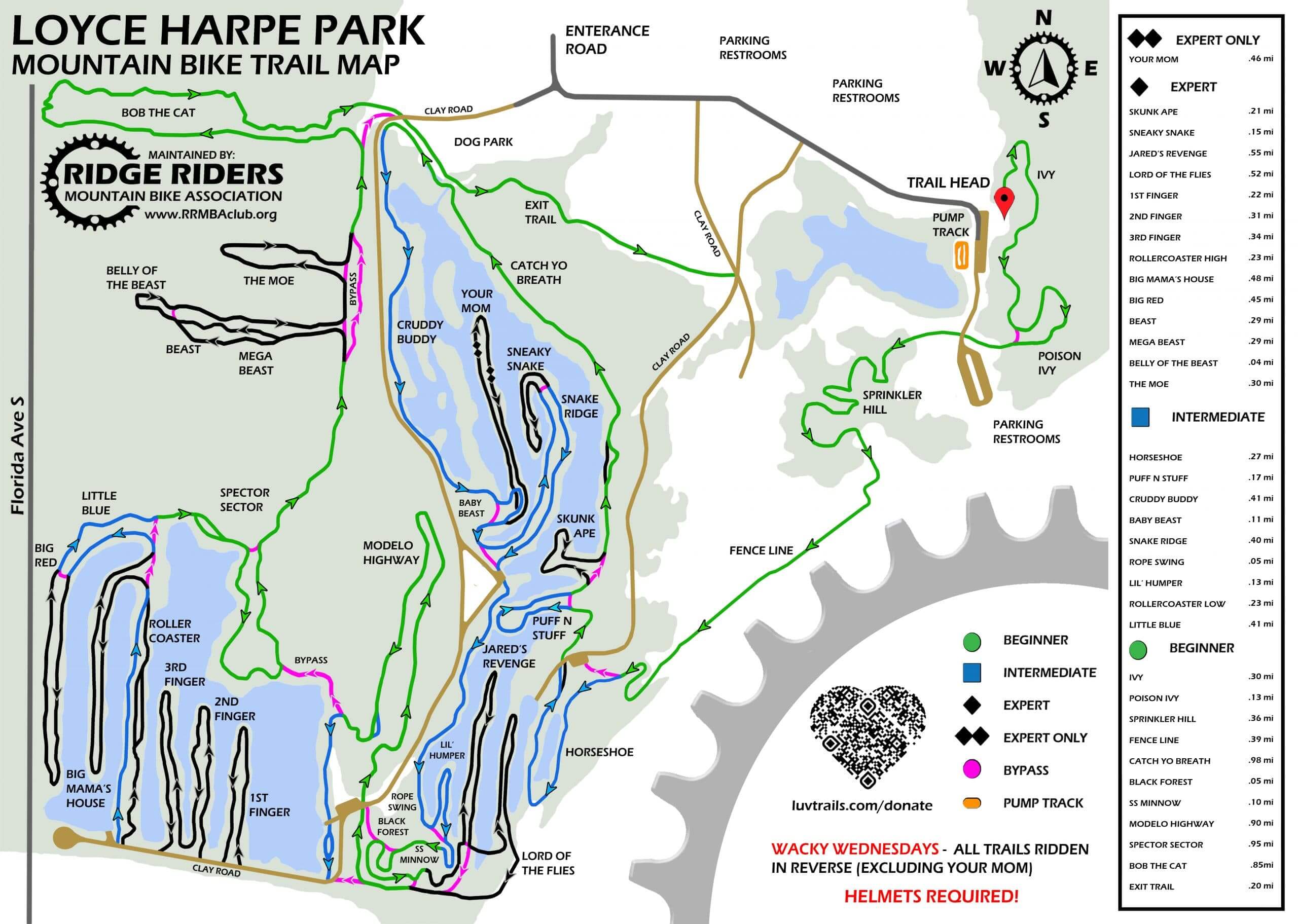 Carter Road Trail Map